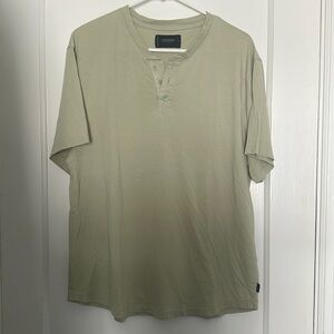 Lucky Brand sage green henley